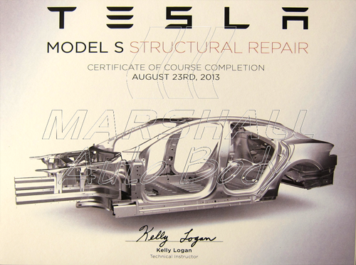 Tesla Model S Structural Repair